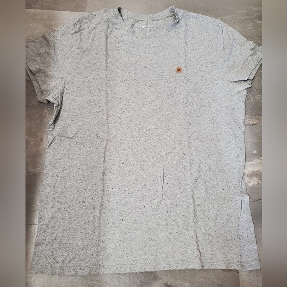 Tentree Short Sleeves Top. T-Shirt. Light Heatheted Grey With Black Dots. Men XL - Picture 1 of 7
